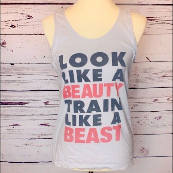 𝅺American Apparel Grey Workout Tank - Picture 2 of 4